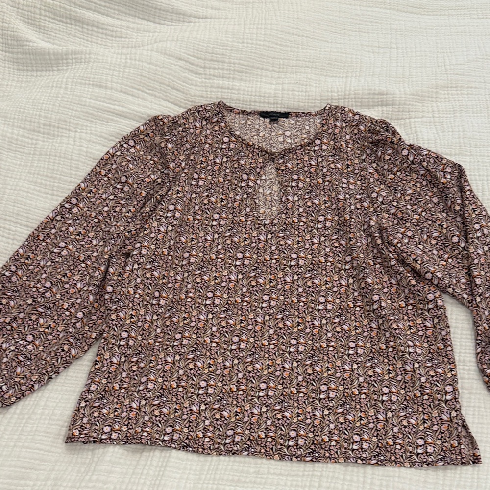J. Crew Multicolor Patterned Blouse